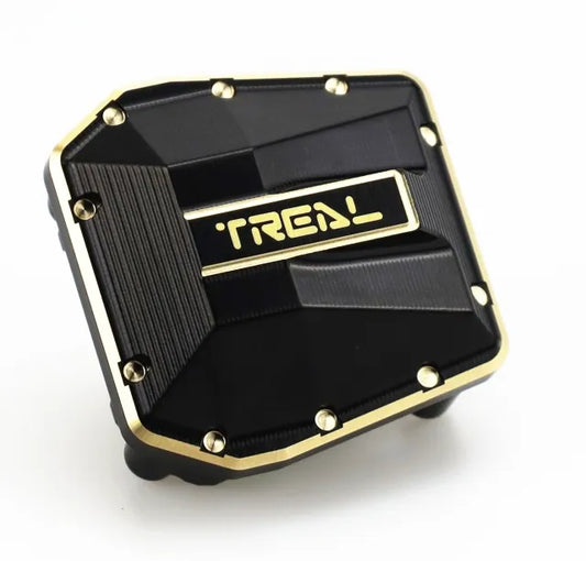 TREAL Brass Diff Cover for SCX6 Front Rear Bridge Axle ,Compatible with Axial SCX6 1/6 RC Crawler Car