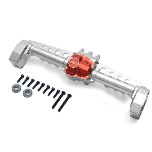 Treal SCX10 III Axles Rear Portal Axle CNC Metal Aluminum 7075 Solid Billet Axle Housing