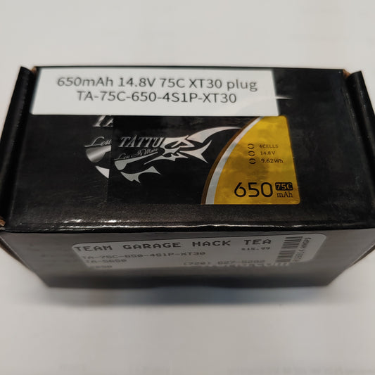 Tattu  650mah 75c 4S xt30