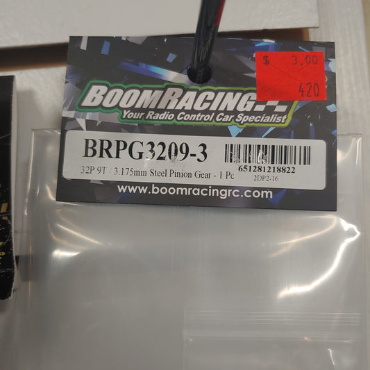 BOOM RACING 32P 9T 3.175 STEEL