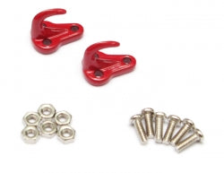 1/10 bolt on hooks / large red