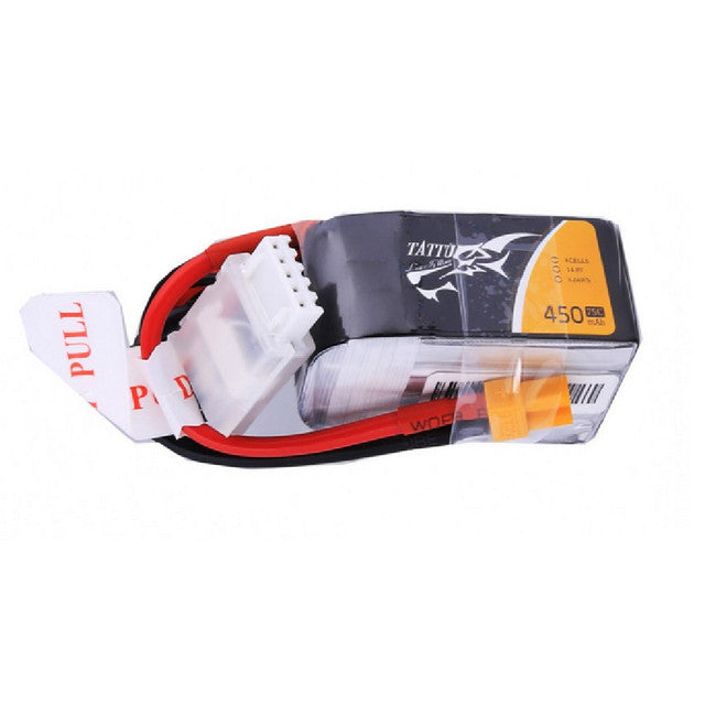 Tattu Lipo 450mAh 14.8V 75C 4S XT30